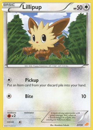 Lillipup (27/30) [Black & White: Trainer Kit - Excadrill] | Cracking-Singles