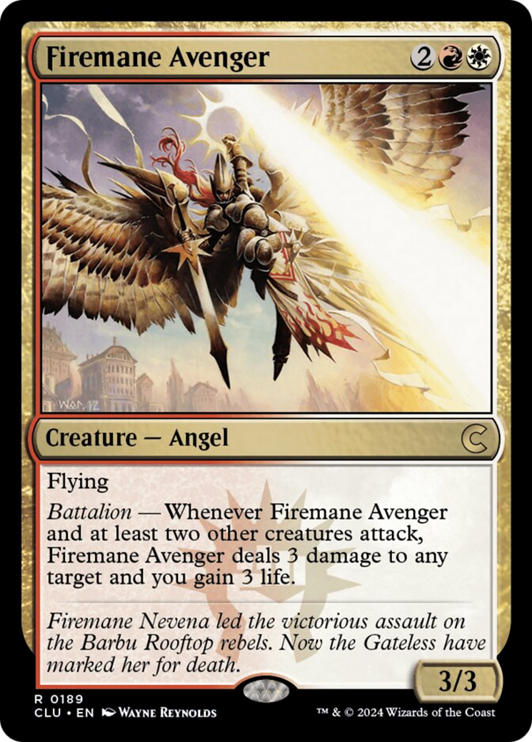 Firemane Avenger [Ravnica: Clue Edition] | Cracking-Singles