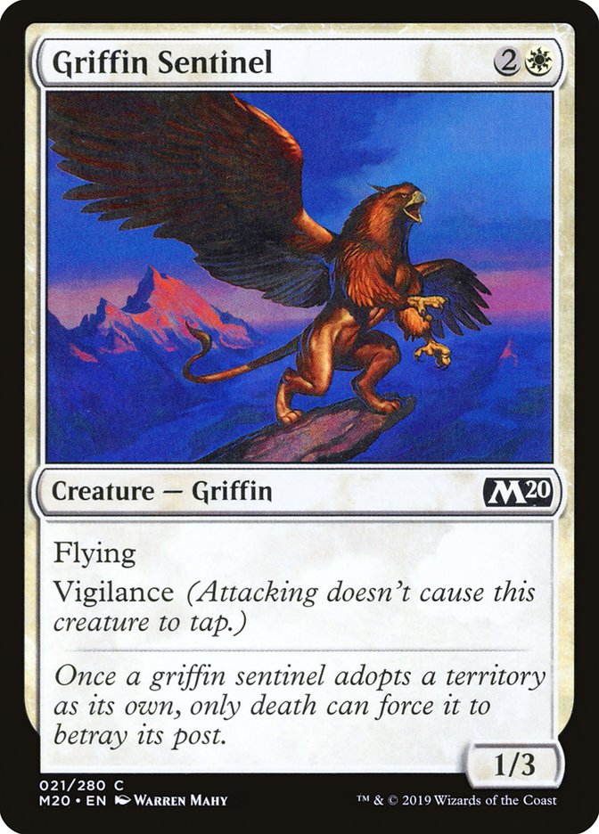 Griffin Sentinel [Core Set 2020] | Cracking-Singles