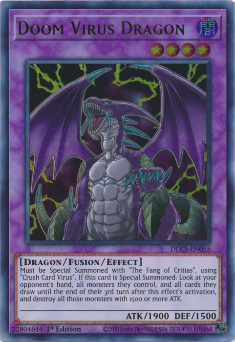 Doom Virus Dragon [DLCS-EN055] Ultra Rare | Cracking-Singles