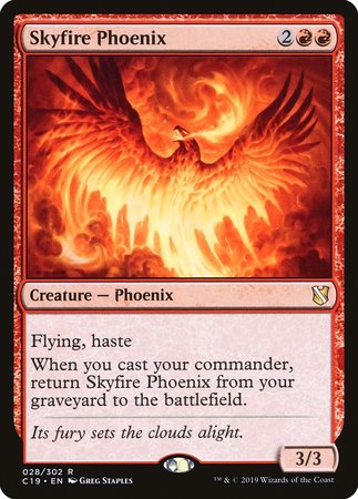 Skyfire Phoenix [Commander 2019] | Cracking-Singles