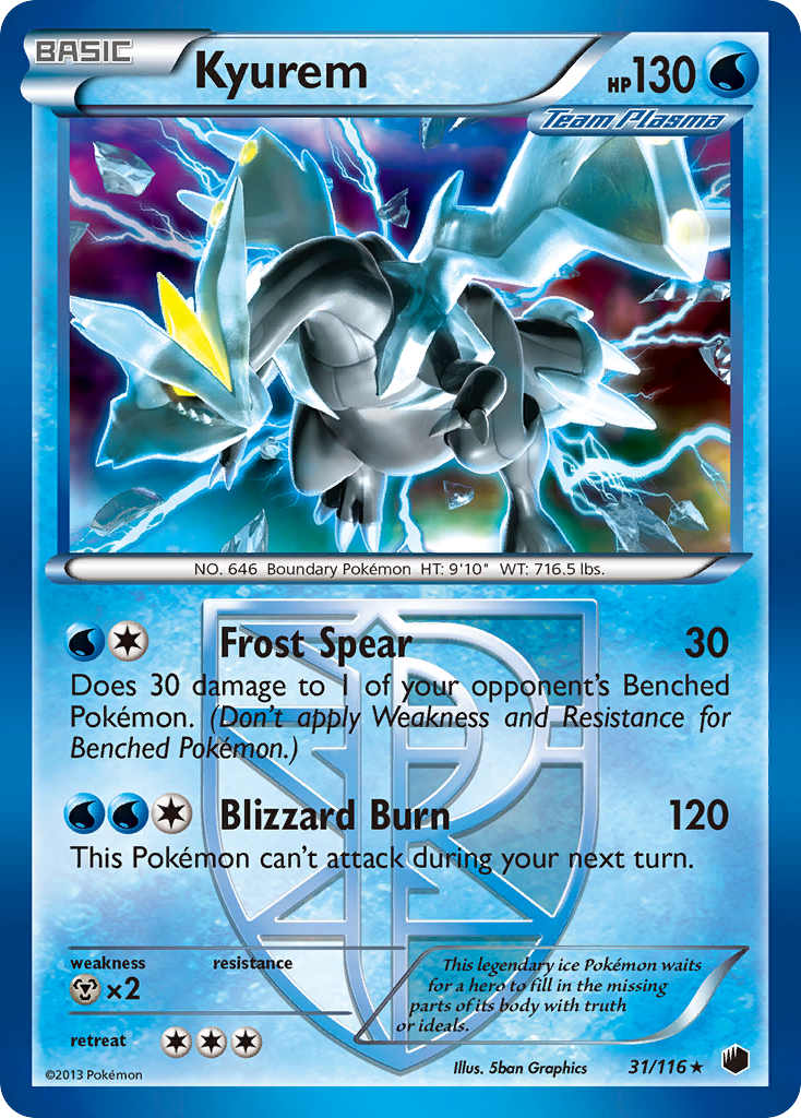 Kyurem (31/116) [Black & White: Plasma Freeze] | Cracking-Singles