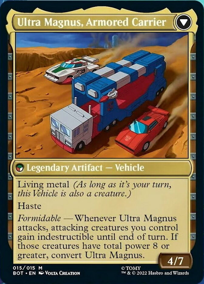 Ultra Magnus, Tactician // Ultra Magnus, Armored Carrier [Universes Beyond: Transformers] | Cracking-Singles