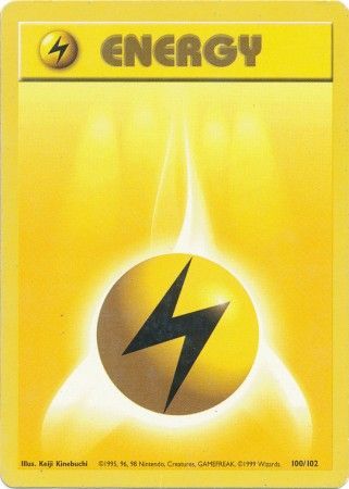 Lightning Energy (100/102) [Base Set Unlimited] | Cracking-Singles