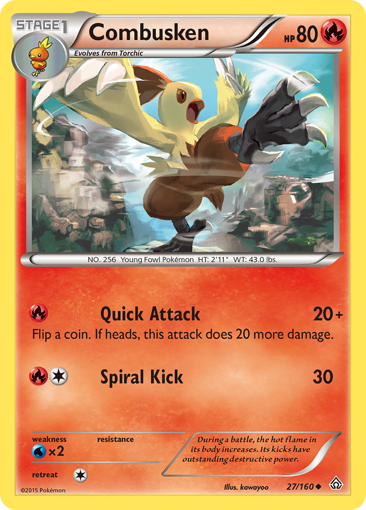 Combusken (27/160) [XY: Primal Clash] | Cracking-Singles