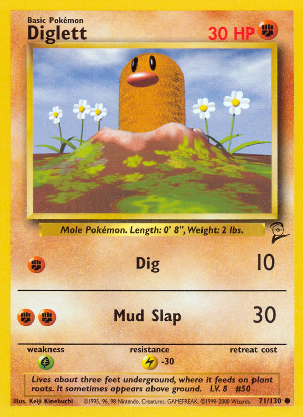 Diglett (71/130) [Base Set 2] | Cracking-Singles