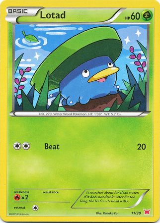 Lotad (11/30) [XY: Trainer Kit 2 - Latias] | Cracking-Singles