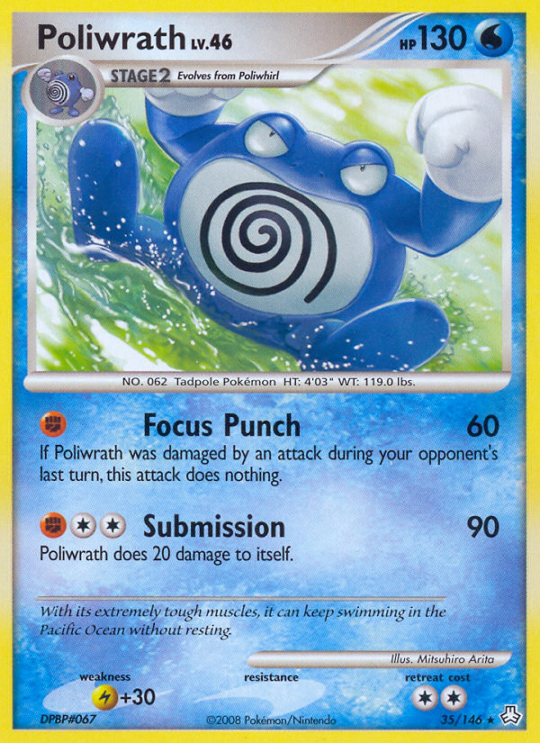 Poliwrath (35/146) [Diamond & Pearl: Legends Awakened] | Cracking-Singles