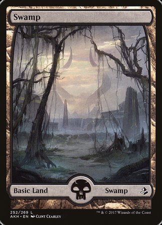 Swamp (252) - Full Art [Amonkhet] | Cracking-Singles