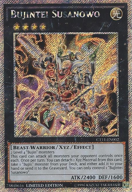 Bujintei Susanowo [CT11-EN002] Secret Rare | Cracking-Singles