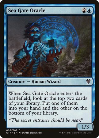 Sea Gate Oracle [Commander 2017] | Cracking-Singles