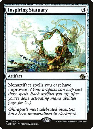 Inspiring Statuary [Aether Revolt Prerelease Promos] | Cracking-Singles