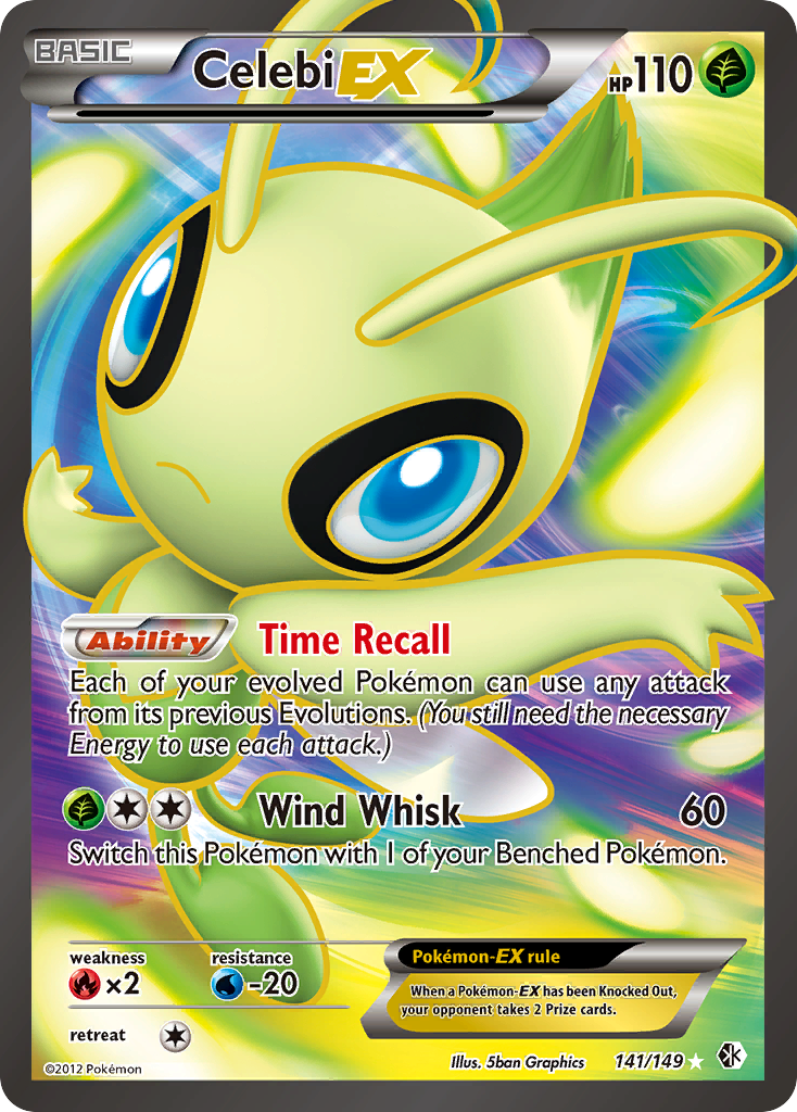 Celebi EX (141/149) [Black & White: Boundaries Crossed] | Cracking-Singles