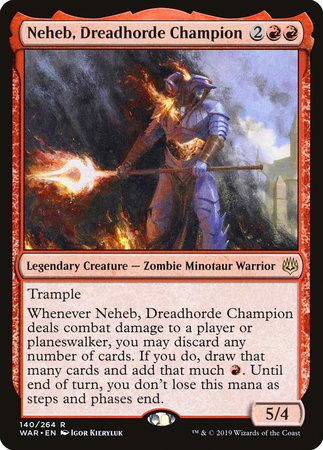 Neheb, Dreadhorde Champion [War of the Spark] | Cracking-Singles