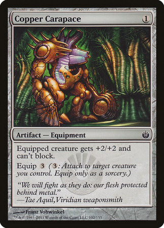 Copper Carapace [Mirrodin Besieged] | Cracking-Singles