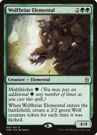 Wolfbriar Elemental [Commander Anthology] | Cracking-Singles