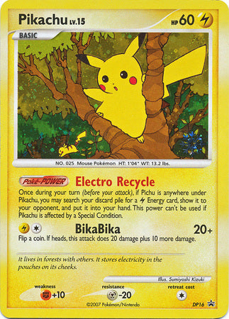 Pikachu (DP16) [Countdown Calendar Promos] | Cracking-Singles