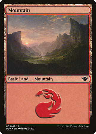 Mountain (35) [Duel Decks: Speed vs. Cunning] | Cracking-Singles