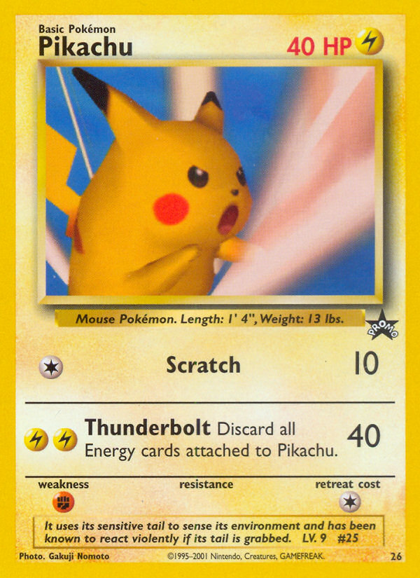 Pikachu (26) [Wizards of the Coast: Black Star Promos] | Cracking-Singles