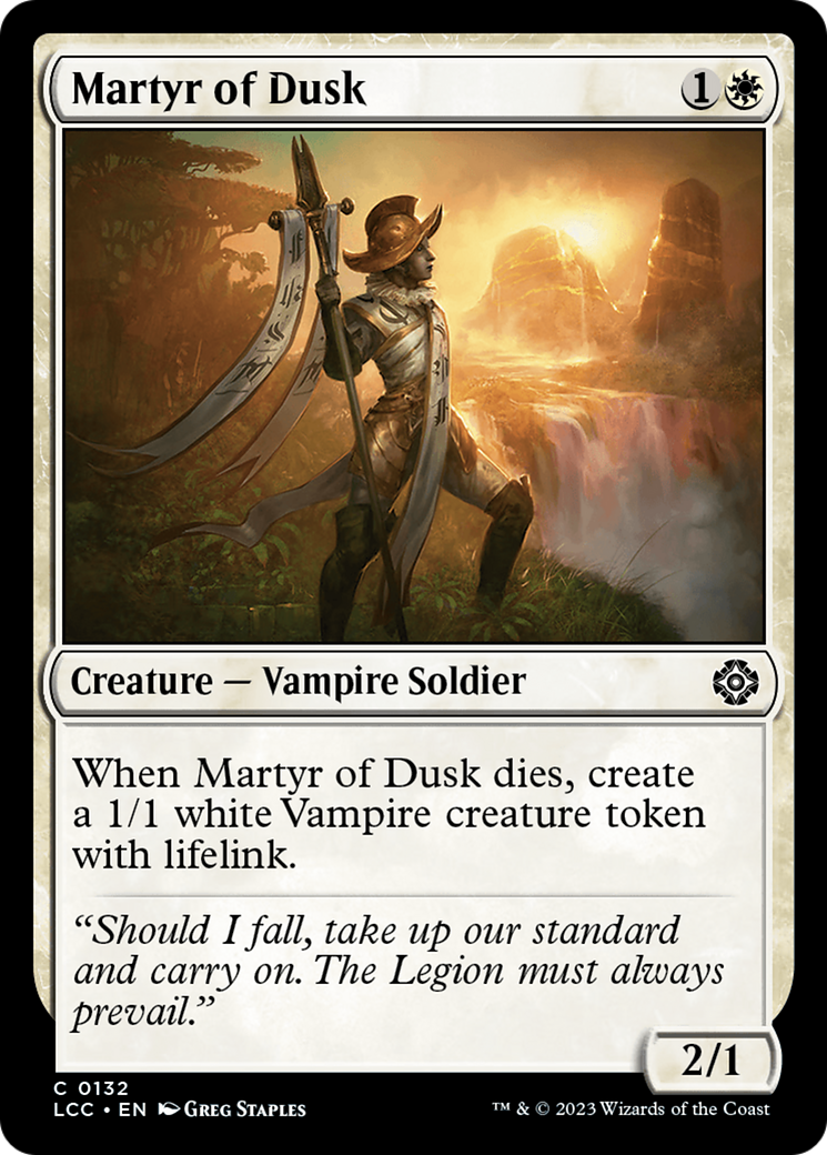 Martyr of Dusk [The Lost Caverns of Ixalan Commander] | Cracking-Singles