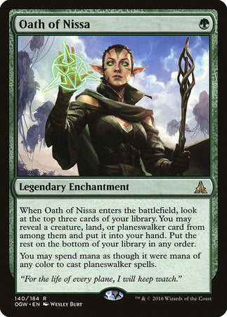 Oath of Nissa [Oath of the Gatewatch] | Cracking-Singles