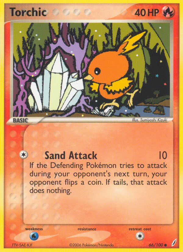 Torchic (66/100) [EX: Crystal Guardians] | Cracking-Singles