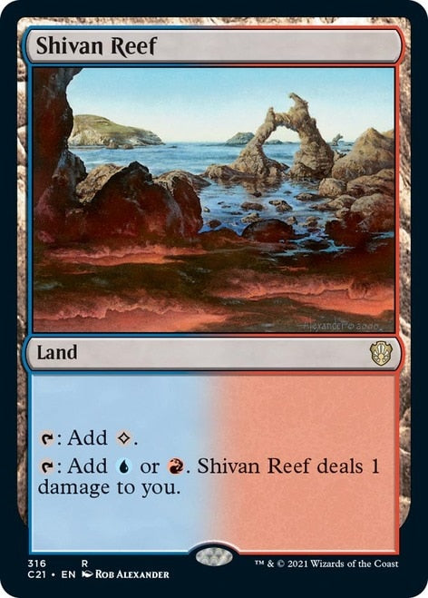 Shivan Reef [Commander 2021] | Cracking-Singles