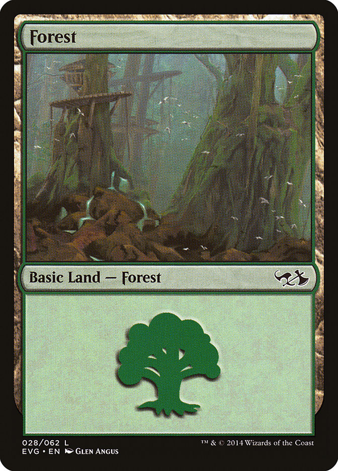 Forest (28) (Elves vs. Goblins) [Duel Decks Anthology] | Cracking-Singles