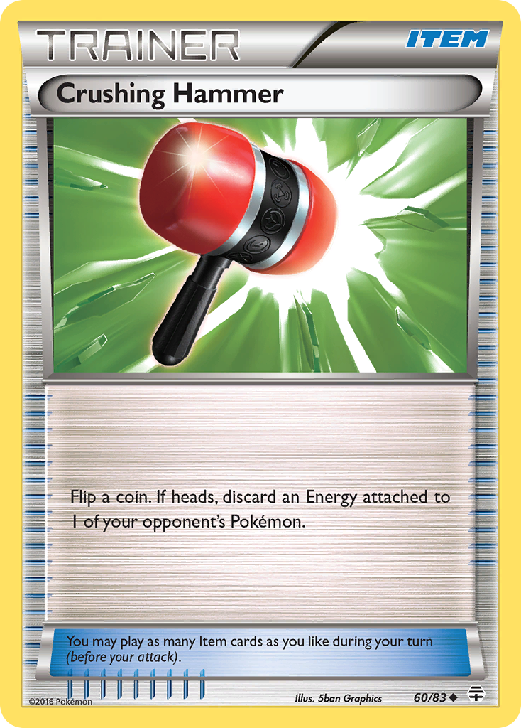 Crushing Hammer (60/83) [XY: Generations] | Cracking-Singles