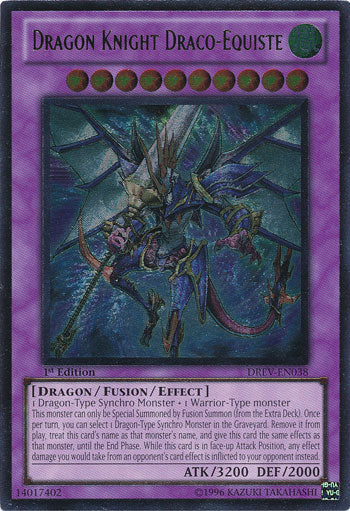 Dragon Knight Draco-Equiste [DREV-EN038] Ultimate Rare | Cracking-Singles