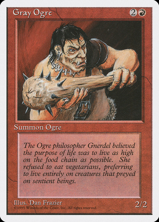 Gray Ogre [Fourth Edition] | Cracking-Singles