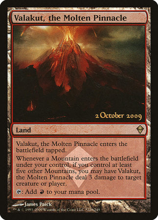 Valakut, the Molten Pinnacle [Zendikar Promos] | Cracking-Singles