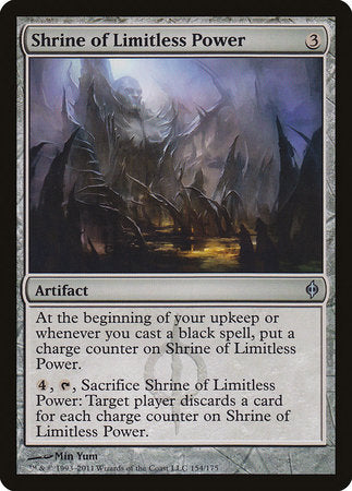 Shrine of Limitless Power [New Phyrexia] | Cracking-Singles