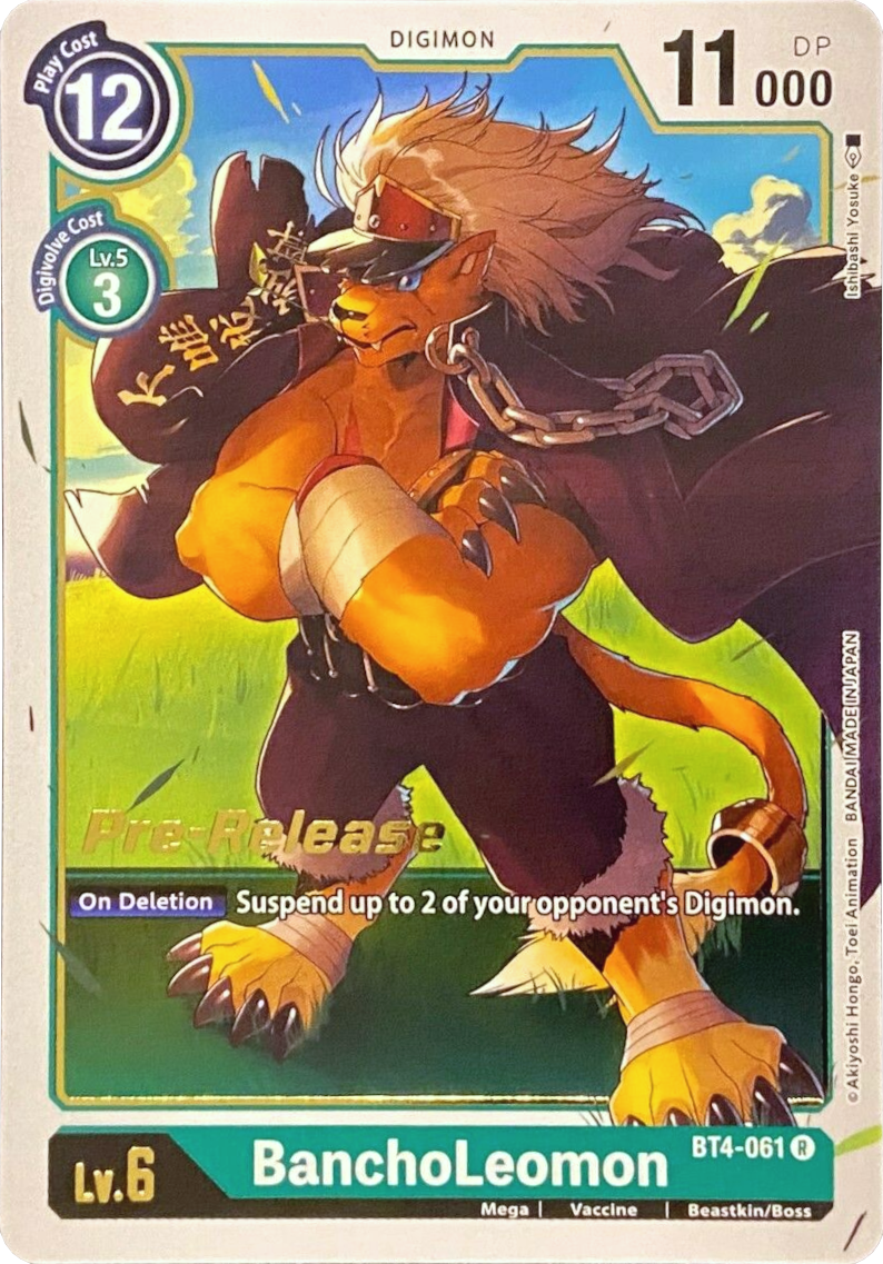 BanchoLeomon [BT4-061] [Great Legend Pre-Release Promos] | Cracking-Singles