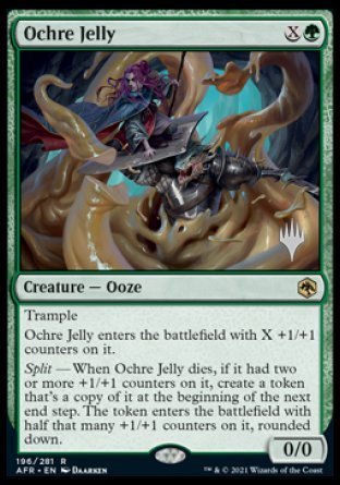 Ochre Jelly (Promo Pack) [Dungeons & Dragons: Adventures in the Forgotten Realms Promos] | Cracking-Singles