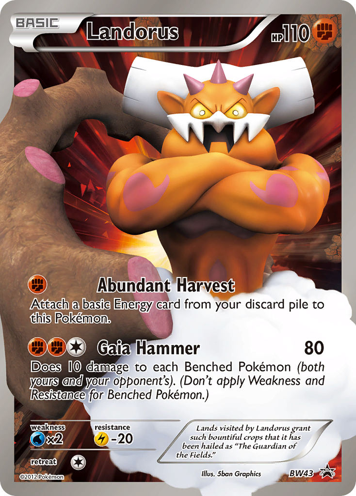 Landorus (BW43) [Black & White: Black Star Promos] | Cracking-Singles