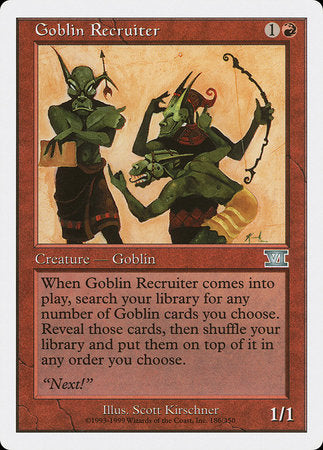 Goblin Recruiter [Classic Sixth Edition] | Cracking-Singles