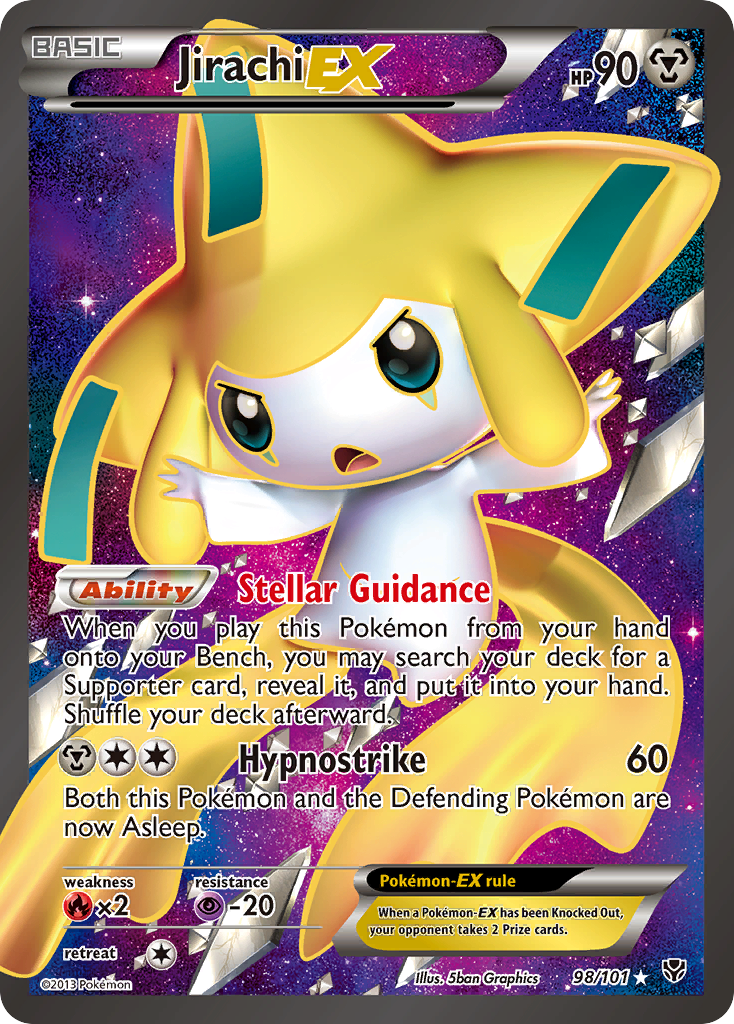 Jirachi EX (98/101) [Black & White: Plasma Blast] | Cracking-Singles