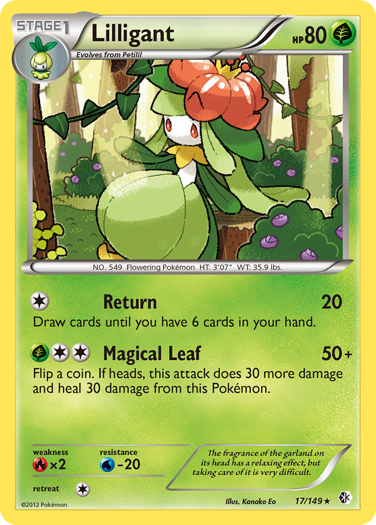 Lilligant (17/149) [Black & White: Boundaries Crossed] | Cracking-Singles