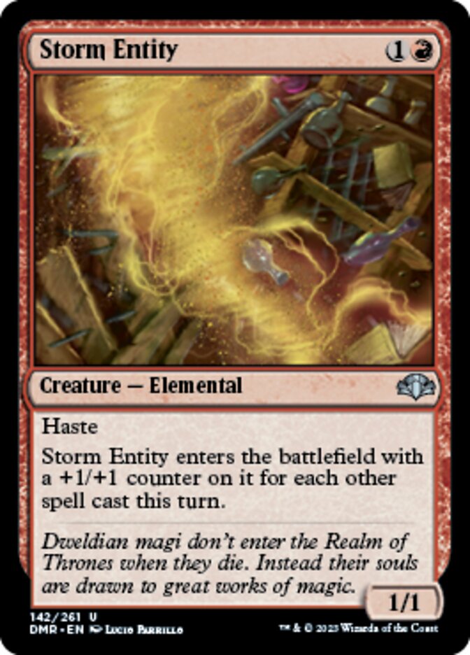 Storm Entity [Dominaria Remastered] | Cracking-Singles