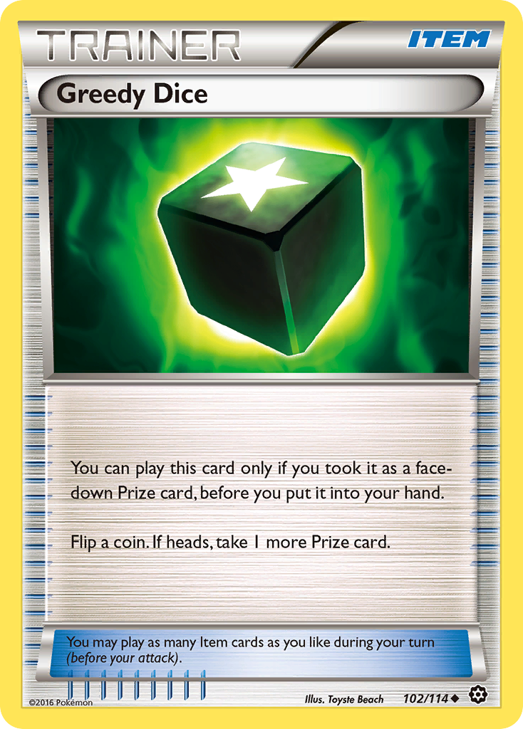 Greedy Dice (102/114) [XY: Steam Siege] | Cracking-Singles