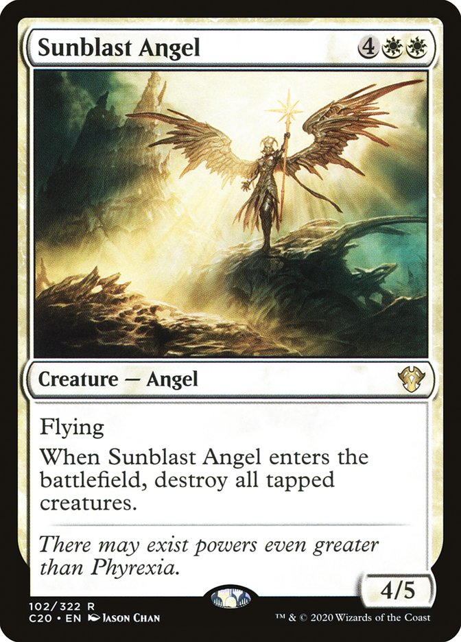 Sunblast Angel [Commander 2020] | Cracking-Singles