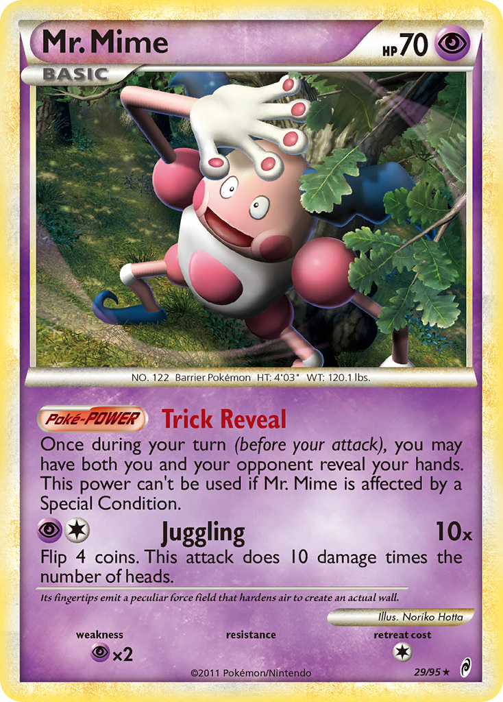 Mr. Mime (29/95) [HeartGold & SoulSilver: Call of Legends] | Cracking-Singles