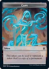 Copy // Illusion Double-sided Token [Zendikar Rising Tokens] | Cracking-Singles