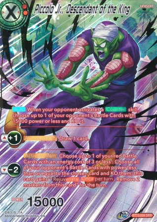 Piccolo Jr., Descendant of the King (SPR) [BT12-004] | Cracking-Singles