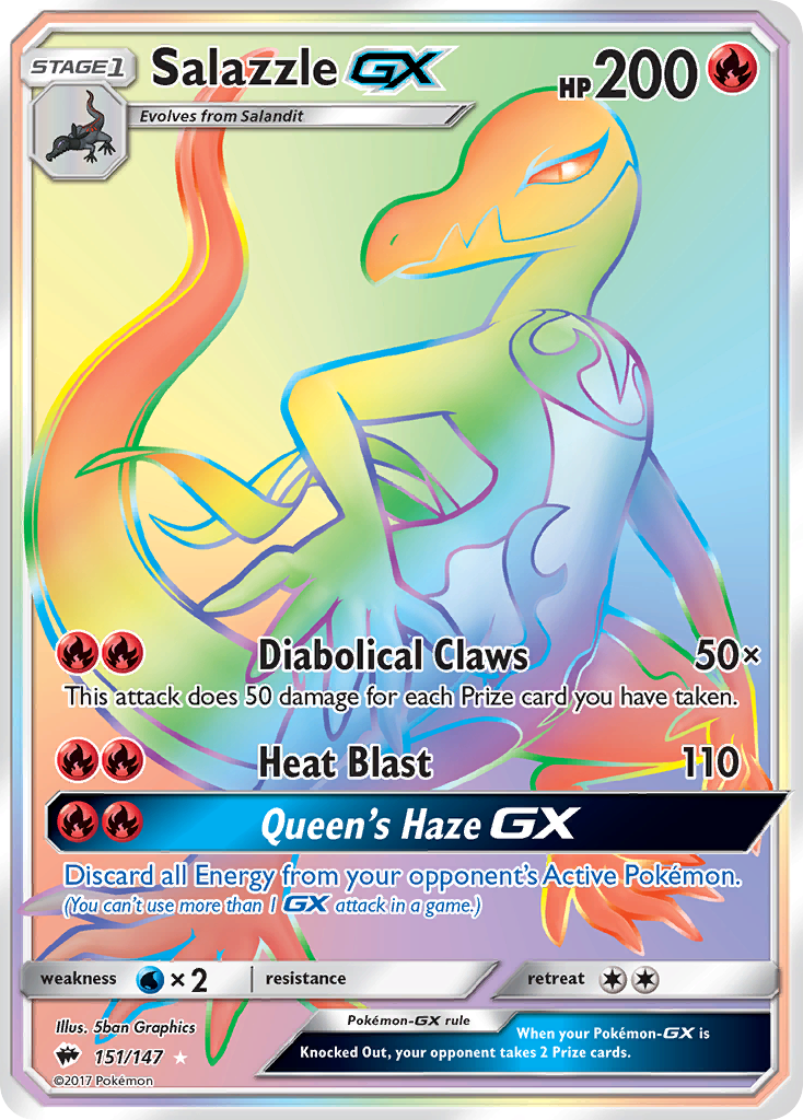 Salazzle GX (151/147) [Sun & Moon: Burning Shadows] | Cracking-Singles