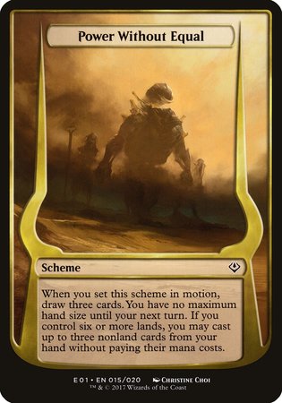 Power Without Equal (Archenemy: Nicol Bolas) [Archenemy: Nicol Bolas Schemes] | Cracking-Singles