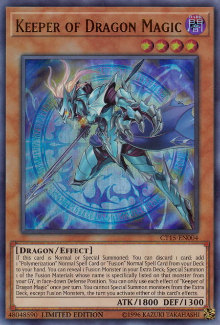 Keeper of Dragon Magic [CT15-EN004] Ultra Rare | Cracking-Singles