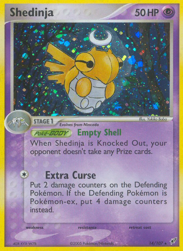 Shedinja (14/107) [EX: Deoxys] | Cracking-Singles