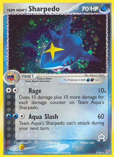 Team Aqua's Sharpedo (5/95) [EX: Team Magma vs Team Aqua] | Cracking-Singles